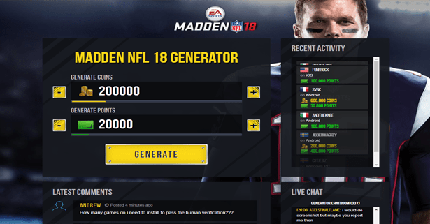 cpa fifa generator landing page