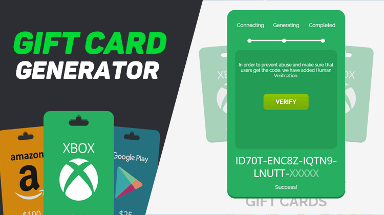 cpa gift card generator landing page